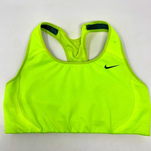 Nike Women's Neon Sports Bra Size Medium - Picture 1 of 5